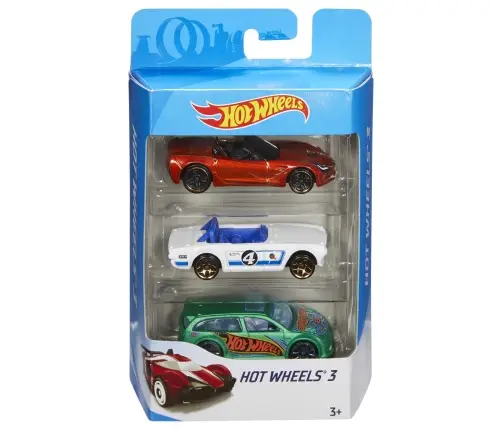 HW Basic Car 3-Pack Asst K5904