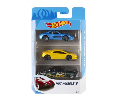 HW Basic Car 3-Pack Asst K5904
