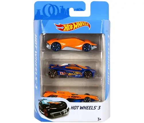 HW Basic Car 3-Pack Asst K5904