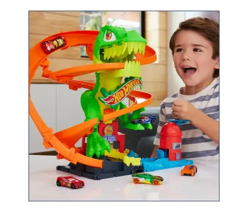 HW City T-Rex vs Fire Station JBM73