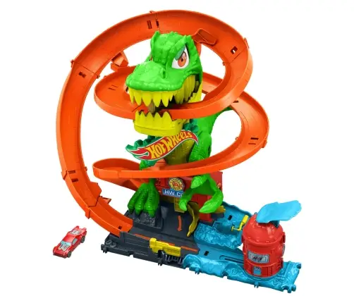 HW City T-Rex vs Fire Station JBM73