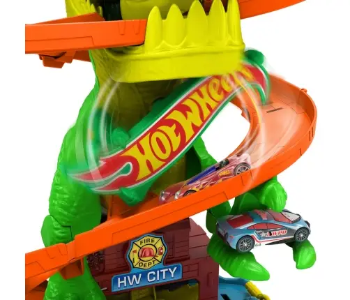 HW City T-Rex vs Fire Station JBM73
