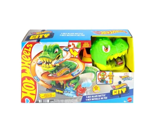 HW City T-Rex vs Fire Station JBM73