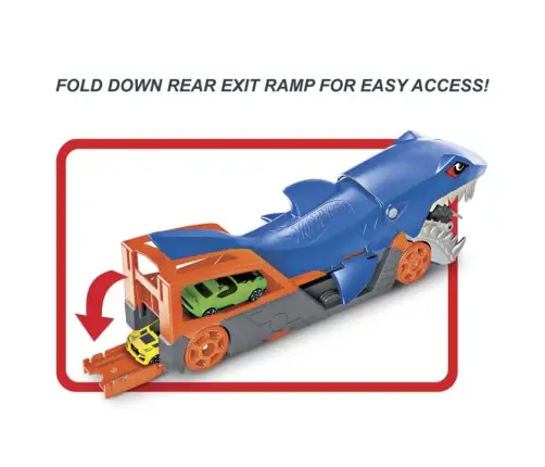 Hot Wheels City Shark Chomp vilkikas GVG36