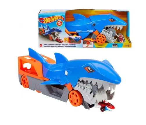 Hot Wheels City Shark Chomp vilkikas GVG36