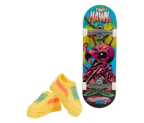 HW Skates Neon Bones Tony Hawk Fingerboard + Shoe Asst​ HPG21