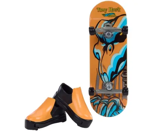 HW Skates Neon Bones Tony Hawk Fingerboard + Shoe Asst​ HPG21