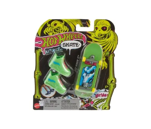 HW Skates Neon Bones Tony Hawk Fingerboard + Shoe Asst​ HPG21
