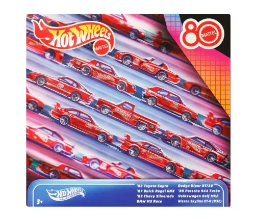 HW Themed Mattel 80th 8-pack JGK09