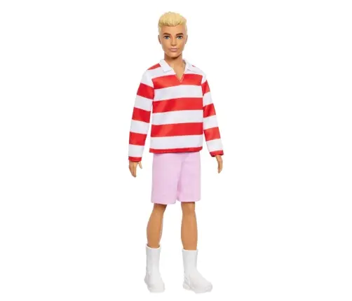 Ken Fashionistas Doll - Red & Whitre Stripe HYV01