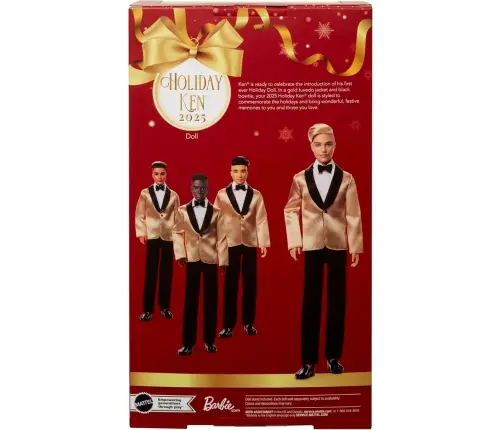Ken Holiday Doll - Blonde JGK55