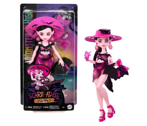 Monster High Scare-adise Island - Draculaura lelle HRP66