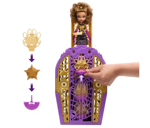 Monster High Skulltimates Secrets Hauntlywood Series - Clawdeen Wolf JBG80