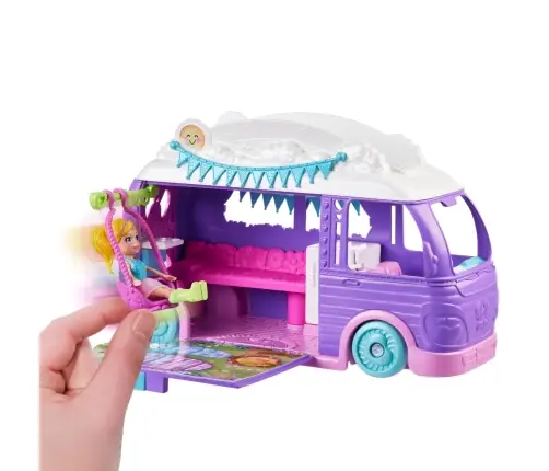 Polly Pocket Glamping Van Playset JCC32