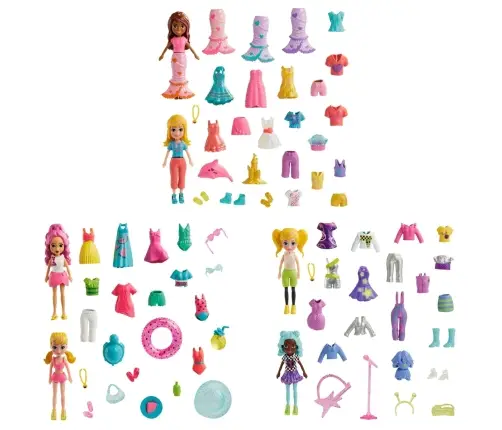 Polly Pocket Large Fashion Pack Asst (New) HNF51