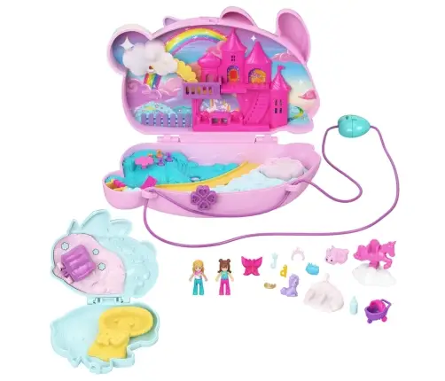 Polly Pocket Large Wearable Compact - Baby Bunnycorn JFT88