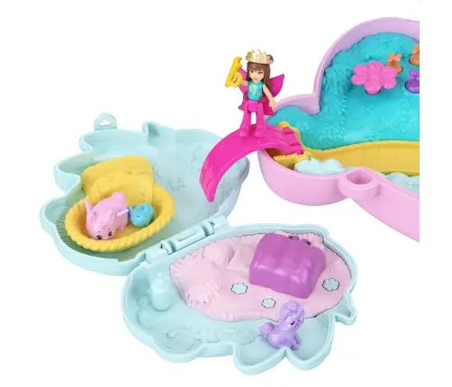 Polly Pocket Large Wearable Compact - Baby Bunnycorn JFT88
