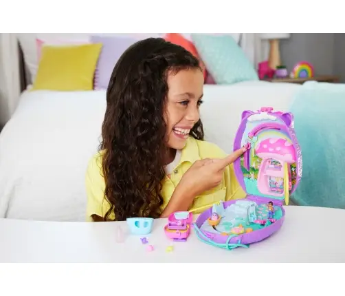 Polly Pocket Large Wearable Compact - Hedgehog Mama & Baby JBJ91