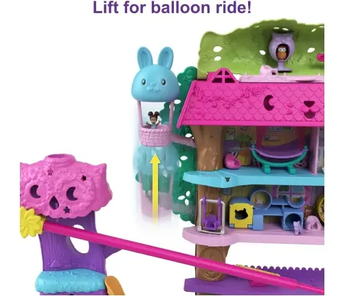 Polly Pocket Pollyville Pet Party Treehouse HHJ06