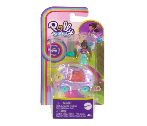 Polly Pocket Pollyville Single Car Asst HKV55