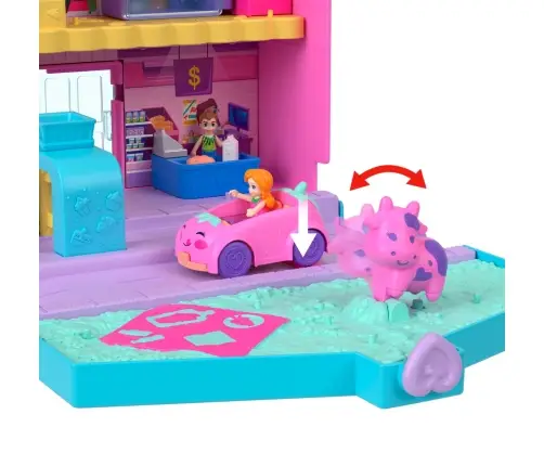 Polly Pocket Polyville Strawberry Milk Grocery Store HRD45