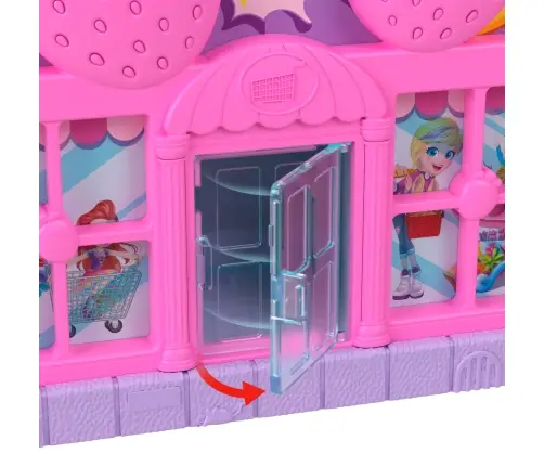 Polly Pocket Polyville Strawberry Milk Grocery Store HRD45