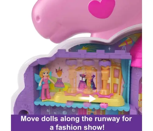 Polly Pocket Rainbow Unicorn Salon HKV51