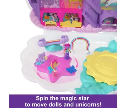 Polly Pocket Rainbow Unicorn Salon HKV51