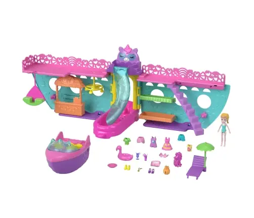 Polly Pocket Unicorn Boat HWP26