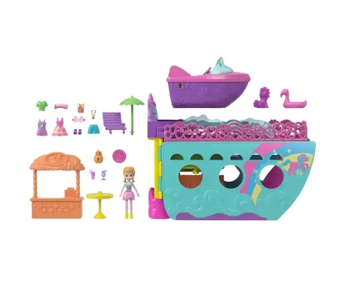 Polly Pocket Unicorn Boat HWP26
