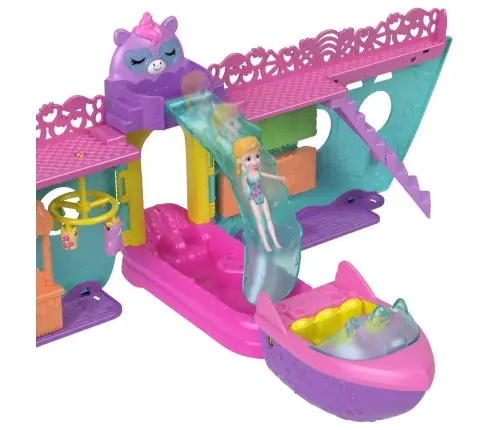 Polly Pocket Unicorn Boat HWP26