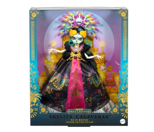 Skullector Dia De Muertos Skelita Doll JDR63