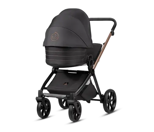 Tutis MIO3+ BLACK EDITION 2/1 Rose Gold Bērnu rati 2in1