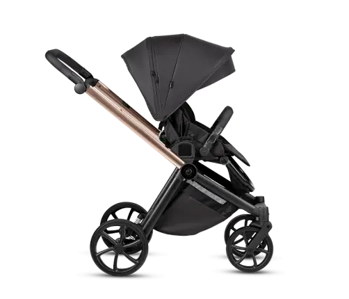 Tutis MIO3+ BLACK EDITION 2/1 Rose Gold Bērnu rati 2in1