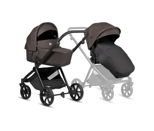 Tutis MIO3+ ESSENTIAL 2/1 Coffee Brown Beebikäru 2-in-1