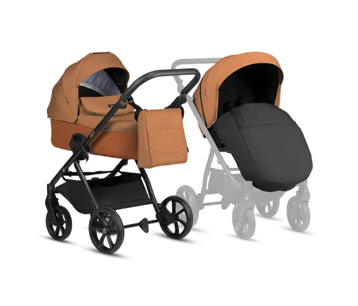 Tutis LEO 3+ 2/1 Orange 280 2-in-1 Baby Stroller