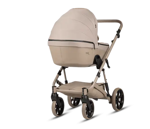 Tutis VIVA6+ ESSENTIAL Warm grey 068 Bērnu rati 3in1