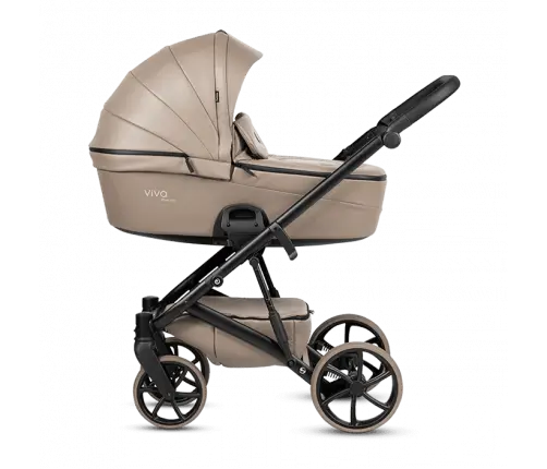 Tutis VIVA6+ LEATHER Cappuccino 149 Bērnu ratiņi 2in1