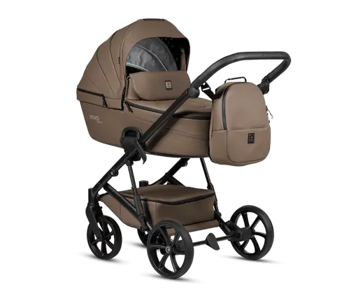 Tutis VIVA6+ LEATHER Cedar 083 Bērnu rati 3in1