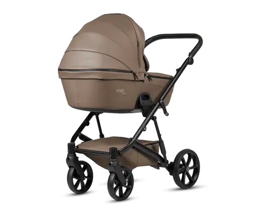 Tutis VIVA6+ LEATHER Cedar 083 Bērnu rati 3in1