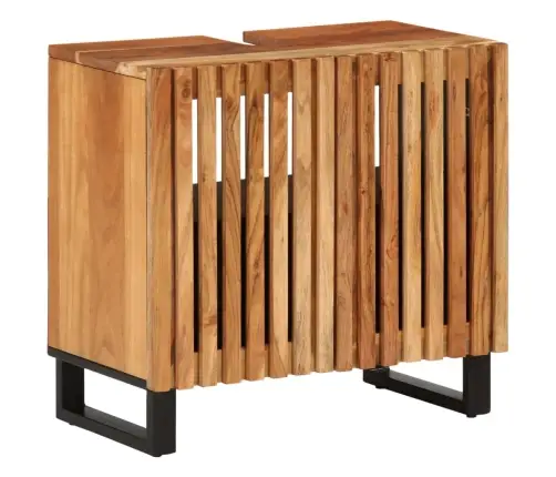 2-Daļīgs Vannasistabas Mēbeļu Komplekts, Akācijas Masīvkoks Vidaxl