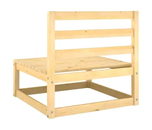 3-Daļīgs Dārza Atpūtas Mēbeļu Komplekts Ar Matračiem, Priede Vidaxl