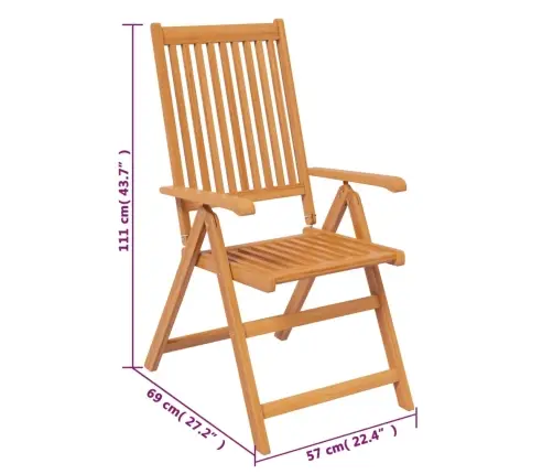 7-Daļīgs Dārza Mēbeļu Komplekts, Akācijas Masīvkoks Vidaxl