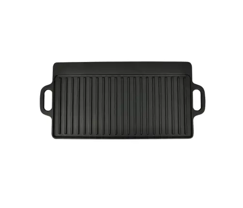 2 Čuguna Divpusējās Grilvirsmas