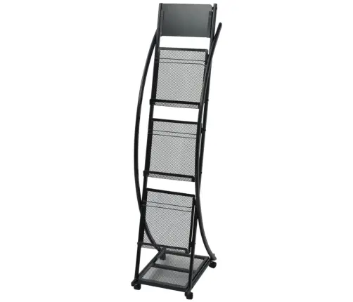 Ajakirjahoidja 40 X 32 X 131 cm Must, A4