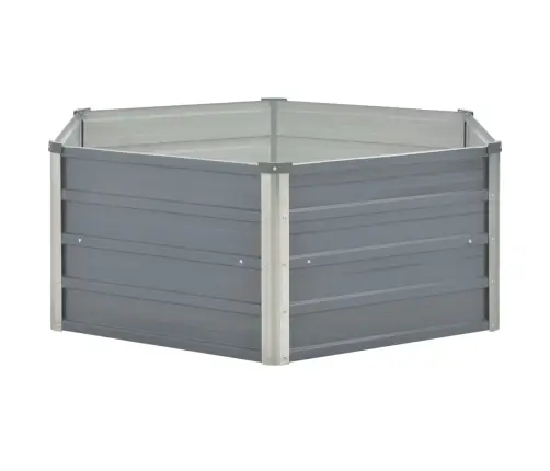 Kõrgendatud Peenrakast 129 X 129 X 46 cm Tsingitud Teras Hall