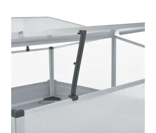 Kasvuhoone 100 X 100 X 85 cm Tsingitud Teras, Hall