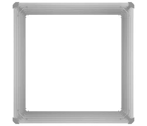 Puķu Kaste, 100X100X77 Cm, Pelēka, Cinkots Tērauds Vidaxl