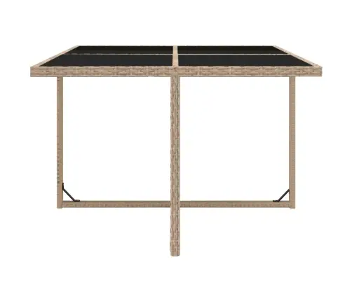 9-Osaline Aiamööblikomplekt Patjadega, Polürotang, Beež