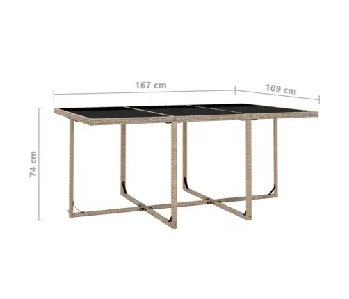 Lauko Valgomojo Baldų Kompl. Su Pagalv., 11D., Krem., Polirat.